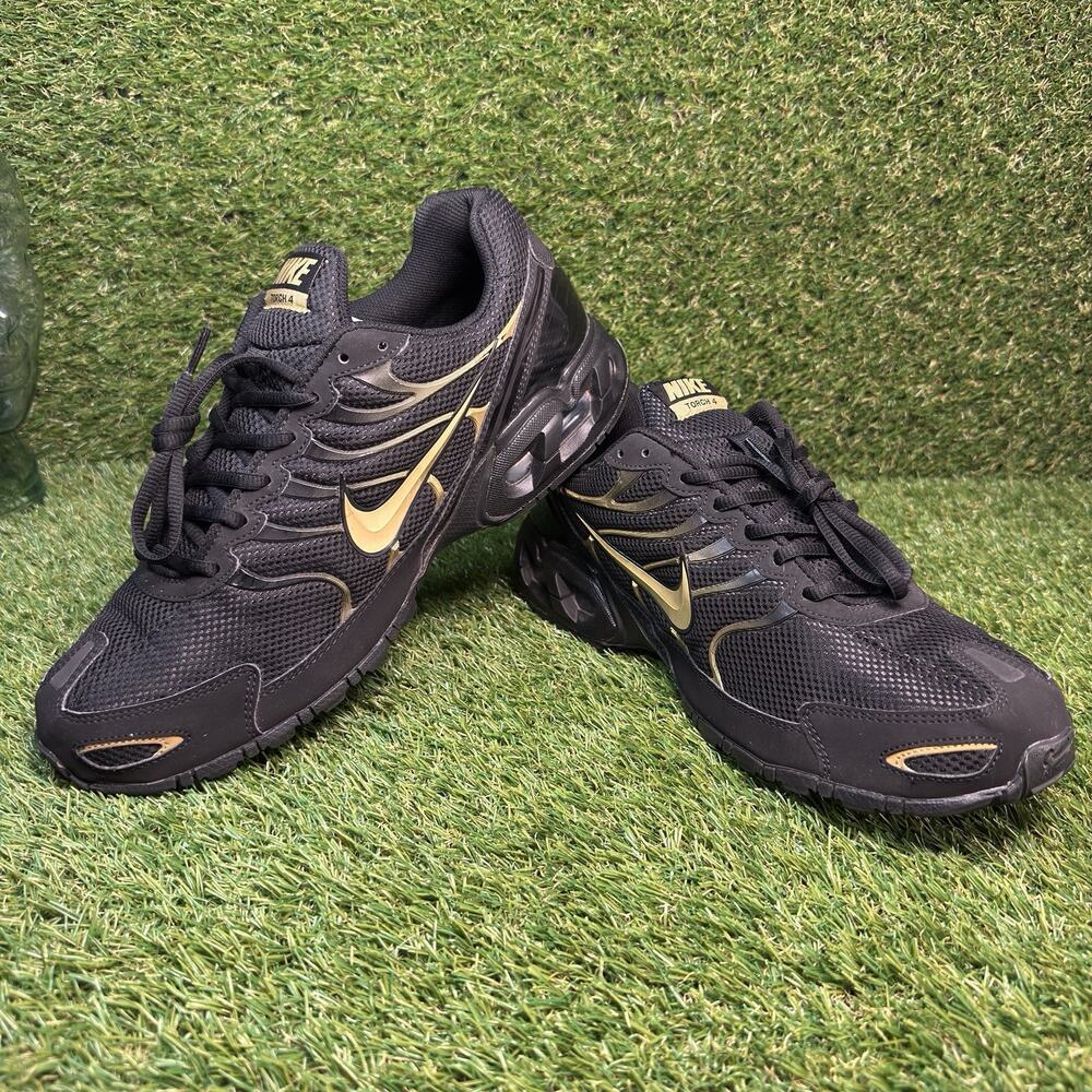 Nike Air Max Torch 4 Mens Size 13 US Black Metallic Gold Running Shoe CN2159-002